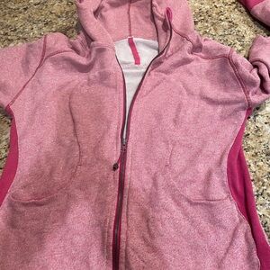lululemon athletica Pink Zip-Up Hoodie